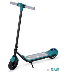 Scooter eléctrico para niños de 6,5 pulgadas, dos ruedas, altura ajustable, con luces, para niños de 6 años en adelante - Product Image 1