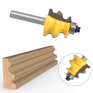 L-N251 1 Chiếc Mũi Phay Đường Chuôi 8Mm Mũi Phay Mộng Gỗ Đúc Kiến Trúc Cho Máy Công Cụ Máy Gỗ - Product Image 6