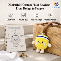 Porte-clés en peluche personnalisé en coton PP de haute qualité, personnage de mascotte d'événement sportif à grande échelle, poupée porte-clés personnalisable