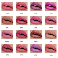 Rouge à lèvres carré doré 3,5 g, marque privée, 40 teintes, fini mat et pailleté hydratant, nourrissant, OEM, haute qualité