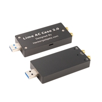 Casing Aluminium Lime AC Case 2.0 Slim berpendingin pasif untuk LimeSDR Mini 2.0