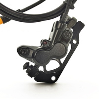 Kit de frein à disque hydraulique pour vélo électrique à quatre pistons, avec câble étanche, pour vélo électrique Bafang, kit de frein à 4 pistons
