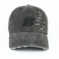 Ajustable 100% Algodón Hecho Polo Sombrero Vintage Lavado Desgastado No construido Papá Sombrero Gorra de béisbol