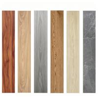 Plancher en vinyle SPC de luxe imperméable de 6 mm avec couche d'usure intérieure de 0,5 mm, noyau rigide, système de clic, pour hôtel
