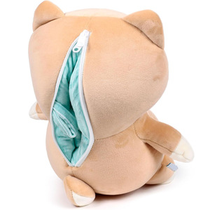 Coussin de <span class=keywords><strong>voyage</strong></span> 2-en-1 en peluche pour chien, oreiller de cou pour <span class=keywords><strong>avion</strong></span>, coussin de sommeil pour adultes, essentiels d'aéroport, oreiller de <span class=keywords><strong>voyage</strong></span> pour bagages - Product Image 3