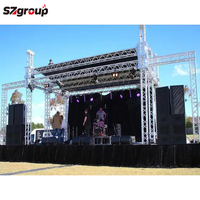 Estructura de Techo de Alta Resistencia a la Tensión, Estructura de Aluminio para Conciertos, Ajustable y Portátil para Eventos, Diseño Plegable