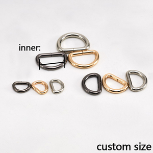 Manufacturer's Wholesale Ring Buckle Different Types Of Bag Accessories Hardware Parts Alloy Swivel Spring Pin Buckle Snap Hook