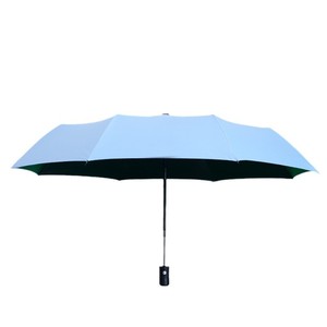 Automatic Folding Umbrella 340g Iron Rib Dual Purpose Sun Rain Protection Business Gift Customizable - Product Image 5