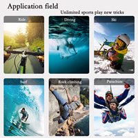 Caméra d'action 5K 30FPS, étanche jusqu'à 30 m, stabilisation pour les aventures, les sports, le vlogging, le surf, la plongée en apnée, la moto