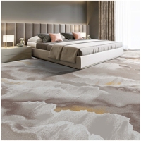 Moquette ignifuge en nylon pour couloirs d'hôtel et restaurants, tapis mural large en stock