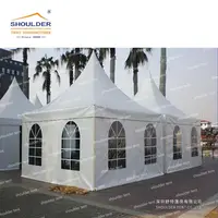 Sıcak satış profesyonel su geçirmez alüminyum altıgen gazebo Pagoda çadırı