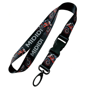 Lanière personnalisée avec crochet en métal noir, lanière promotionnelle en polyester, lanière <span class=keywords><strong>porte</strong></span>-clés moto et voiture, cadeaux de hockey - Product Image 2