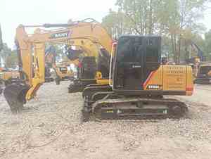 Mini-excavatrice SANY SY95C certifiée CE, d'occasion, avec benne, pour la construction, équipée de composants essentiels : moteur, pompe à engrenages - Product Image 2