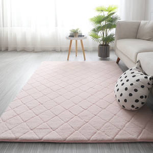<span class=keywords><strong>Tapis</strong></span> à poils longs en peluche fantaisie et à prix abordables en polyester fait à la main, <span class=keywords><strong>tapis</strong></span> à poils longs en fourrure de lapin - Product Image 2