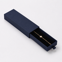 Boîte d'emballage de bijoux en carton écologique personnalisée avec insert pour bagues, colliers, boucles d'oreilles, bracelets - Emballage cadeau