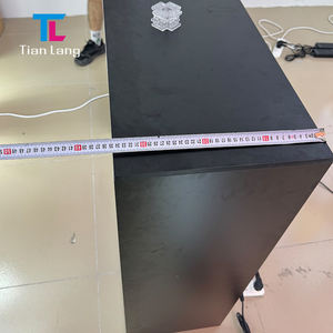 กล่องไฟโฆษณาแบบพกพาขนาด1*1ม. โต๊ะอุปกรณ์งานแสดงสินค้ากระดานไม้พาร์ทิชันจัดเก็บนิทรรศการ - Product Image 5