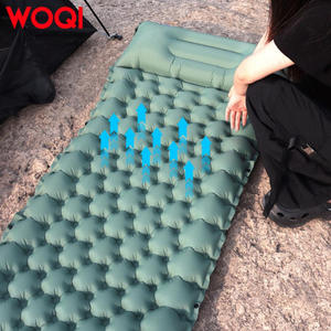 Colchoneta inflable Woqi de 200x62x5 cm, resistente al agua, ligera, para 1 persona, estilo mochila, para viajes, senderismo y escalada. - Product Image 2