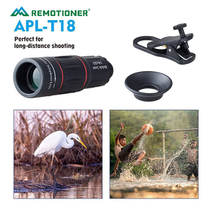 منظار محمول عالي الدقة والقوة مع محول للهواتف الذكية، تكبير 18 ضعفًا لمراقبة النجوم والتنزه ومراقبة الحياة البرية - Product Image 3