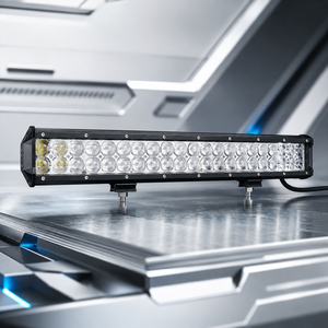 Barre lumineuse <span class=keywords><strong>LED</strong></span> optique 4D de <span class=keywords><strong>20</strong></span> pouces 126W, étanche IP67, faisceau combiné, éclairage de travail tout-terrain pour camion, SUV, VTT, UTV - Product Image 3