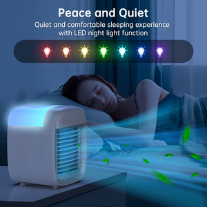 Nuevo producto, extraíble, 850ml, capacidad de agua, 7 colores, ventilador enfriador de aire Led, uso en la habitación, mesa pequeña portátil, enfriadores de aire, Mini ventilador - Product Image 5