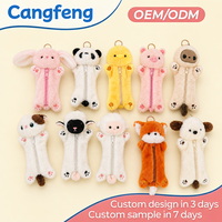 Trousse à crayons en peluche réaliste en forme d'animal, vente en gros d'usine, OEM ODM, pochette souple rembourrée pour fournitures scolaires, bureau, cadeau, jouet