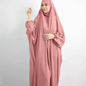 Dubaï Elastique Une Pièce Porter Islamique Français Indonésie Prière Dres Nida Vêtements Musulmans Jilbab Modeste Khimar Hijab Abaya - Product Image 4