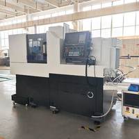 SM205 Type suisse Machine de tour CNC horizontale automatique nouvelle conception de lit plat double broche robuste Fanuc outil poste noyau PLC