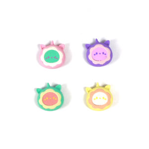 Soododo Werbe-Kawaii Umweltfreundliches Angepasstes Schul-Bleistift-Radiergummi-Set Langlebige Donut-Form Radiergummis für Kinder - Product Image 6