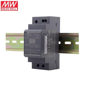 MEANWELL 30W r HDR-30 5/12/15/24/48Vsmall volume ladde Step Down Rail Type DC Switching Power Supply