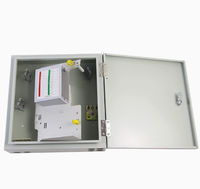 Boîtier de distribution de fibres optiques SURFIBER Cassette PLC Splitter, étanche IP65, montage mural extérieur, terminaison de câble optique 3 ports SC/UPC