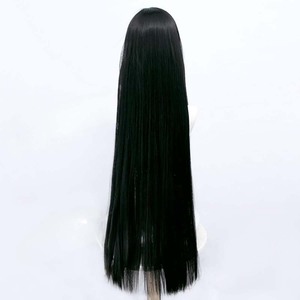 Parrucca Lunga Nera Liscia per Cosplay di Rine <span class=keywords><strong>Katsuki</strong></span> (Blue Archive) - Accessorio Halloween per Donne GAHC-026 - Product Image 5