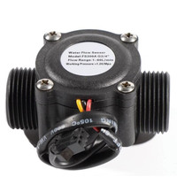 Capteur de débit d'eau à quatre points G1/2, débitmètre à effet Hall pour distributeur d'eau YF-S201