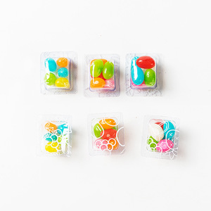 Bonbons en forme de haricots colorés en gros, bonbons gélifiés arc-en-ciel, saveur fruitée, bonbons gélifiés moelleux à mâcher, sachet - Product Image 5