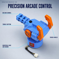 Accessoire de pistolet pour machine de tir d'arcade, modèle City Gun à monnayeur pour jeux vidéo, en anglais, pour enfants de 6 ans et plus