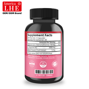 Complément Alimentaire L-Arginine sous Licence, Fabricant d'Usine, Soutien Musculaire Renforcé pour Adultes, 150 Capsules de L-Arginine - Product Image 5