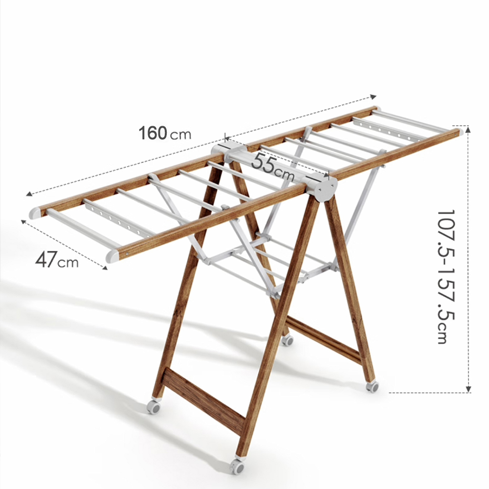 1.6M -- Couleur en bois en aluminium