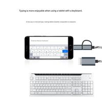 Kabel Adaptor OTG Tipe C Micro USB 3.0 2 in 1 untuk Pengisian Daya dan Transfer Data