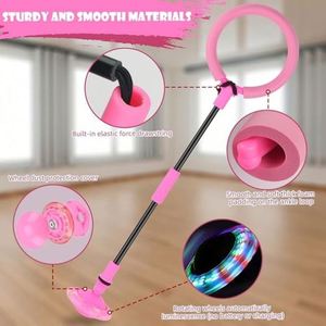 Ballon à Roulettes Pliable Lumineux Coloré pour Enfants et Adultes – Jeu d'Intérieur et d'Extérieur - Product Image 3