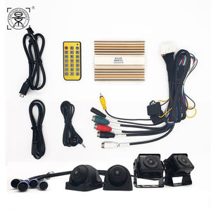 Kit d'aide au stationnement à 360° pour automobile Full HD 1080P avec caméras étanches et trajectoire inversée - Product Image 3