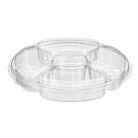 Wegwerp plastic fruitdoosjes blisterverpakking rond verdikt transparant food grade met deksel