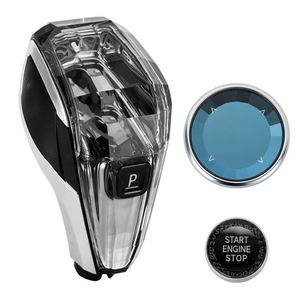 Nuevo Producto: Perilla de Cambio Automática para Coche, Accesorios Interiores, Perilla Multimedia de Cristal, Botón de Arranque, Perilla de Cambio de Marchas para BMW - Product Image 1