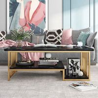 Table basse de luxe unique Eden Gold en forme de tronc d'arbre