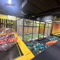 Équipement de parc de trampolines intérieur personnalisé, aire de jeux commerciale pour enfants, parc d'aventure