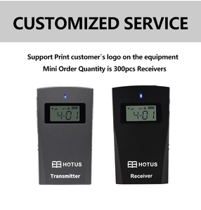 Système de guide touristique sans fil 2.4G réduction intelligente du bruit 100 canaux mini talkie-walkie bidirectionnel pour guide touristique/entraînement des chevaux. - Product Image 3