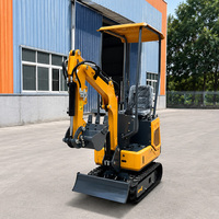 Mini-excavatrice compacte à grande profondeur de creusement avec garantie d'un an, améliore l'efficacité pour l'excavation de canaux d'eau