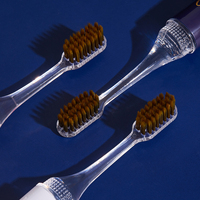 Nouvelles boîtes cadeaux de luxe pliables haut de gamme en PP pour tubes de rouge à lèvres et brosses à dents, avec poils doux et durables, lot de 3