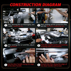 Film de protection de peinture PPF en vinyle adhésif pour voiture, 3 m - Product Image 4