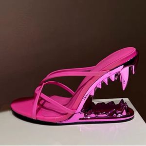 Dropshipping Sandales à lanières Sandalias Plataforma Sandales à talons compensés Chaussures - Product Image 3