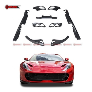 Nuevo Kit de Carrocería de Fibra de Carbono Estilo OEM para Ferrari 812 GTS, Rejillas Delanteras, Faldones Laterales, Alerón Trasero - Product Image 1