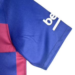 Uniformes de Fútbol de Verano, Manga Corta, Retro 2019/20, Camiseta Local del Barcelona, Ronaldinho, Uniforme de Competición de Clubes Europeos, 100% Original - Product Image 2